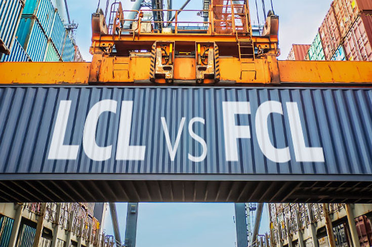 International sea freight export – LCL and FCL comparison