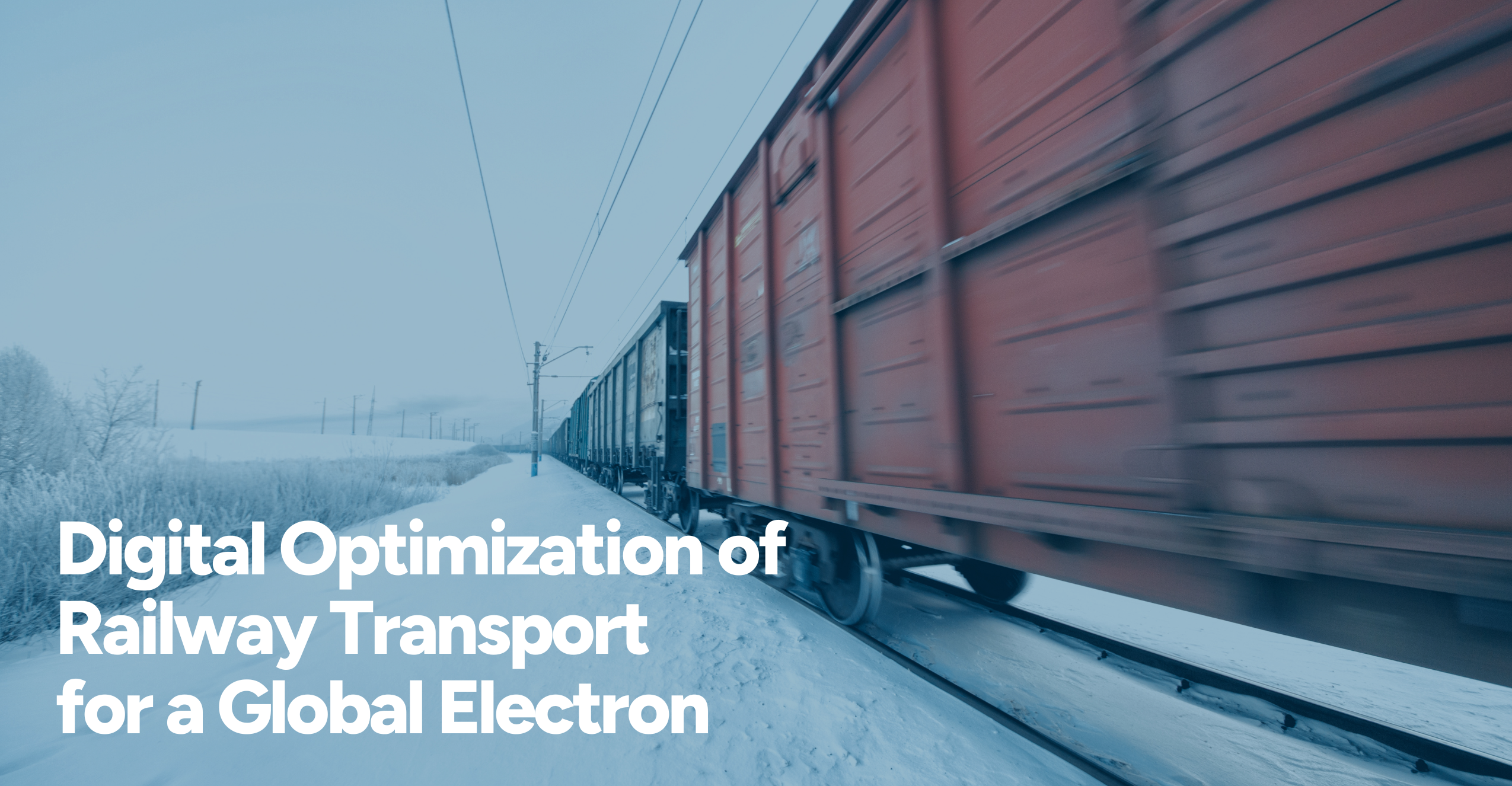 Digital Optimization of Railway Transport for a Global Electronics Retailer